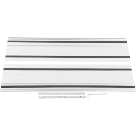 Führungsschiene für Holzbearbeitungssägen, eloxierte Aluminiumlegierung, rutschfest, mit Verbindungsstück (1/5)