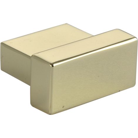 Knopf Möbelknopf Möbelgriff Fisolo B 29mm T 24mm ZN vermessingt poliert