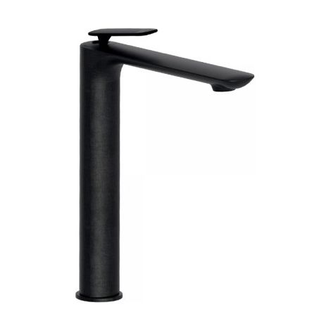 Mitigeur pour Lavabo Haut FOIL Chromé Noir Brossé - Cristina Ondyna FL22275