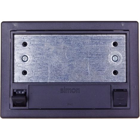 Simon Connect Einzel-Bodenbox SF 2xK45 Graphitgrau SF110/14