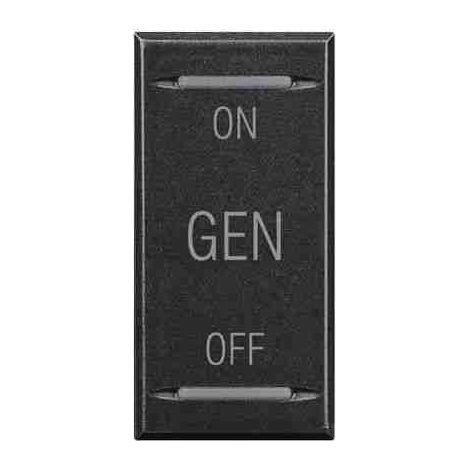 BTIHS4911AF Axolute 2-Funktions-Tastenabdeckung mit ON GEN OFF Symbol