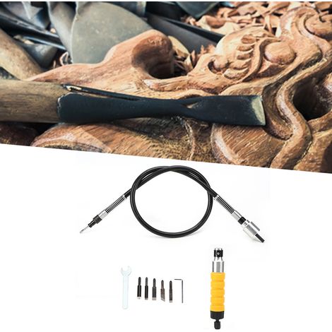 Outils électriques pour la sculpture sur bois : couteaux, ciseaux à bois, clés à molette, ensemble d'outils pour le travail du bois (1/5)