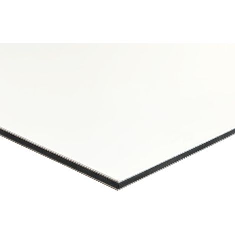 Signaletique.Biz France – Panneau composite aluminium 3 mm – Résistant aux intempéries et UV – Pliable et cintrable à froid – Pour signalétique et agencement intérieur (1/5)