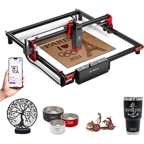 Graveur Laser, 10W de Puissance, Fonctionnement à Grande Vitesse, KIT DIY 10W 1 (1/2)