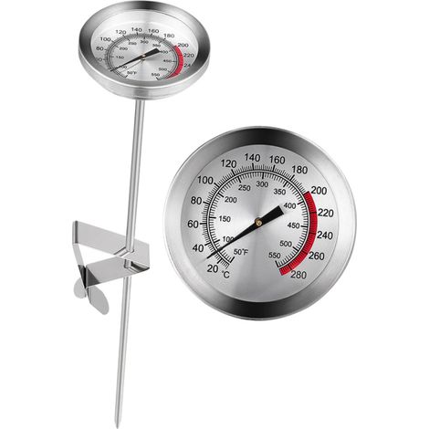 IMIKEYA Thermomètre De Cuisson à Aiguille De Température Acier (1/5)