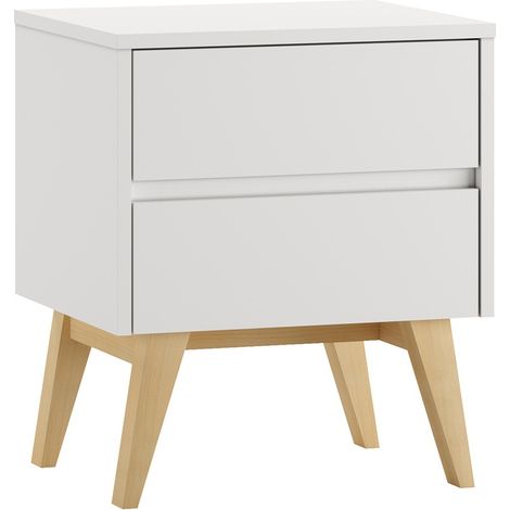 Kindernachttisch 50 × 42,4 × 58,8 cm avec 2 Schublades – Swing (1/4)