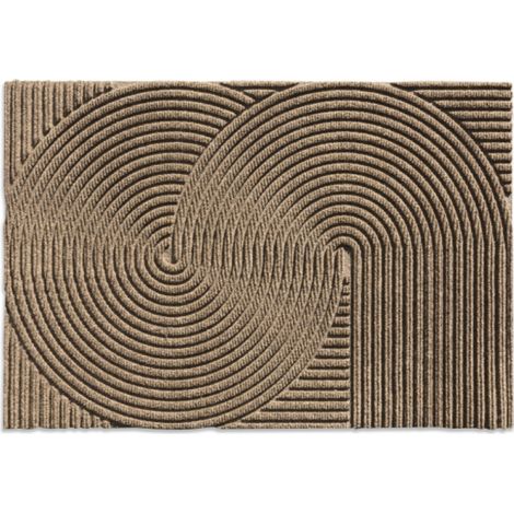 Paillasson résistant à l'usure - Antidérapant - Élimine sable et poussière - Dimensions 45x75cm