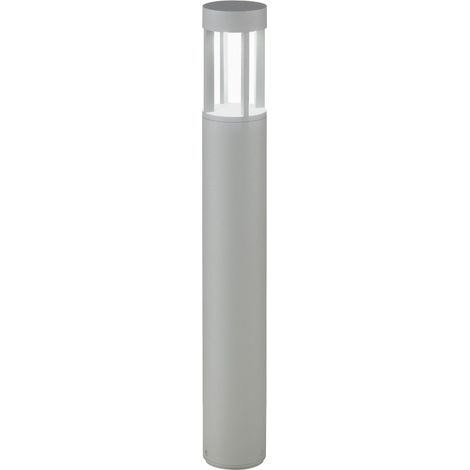 LARS Bollard Paletto LED da terra per esterno 15W 82° IP65 3000K Grigio 65cm - Rossini Illuminazione