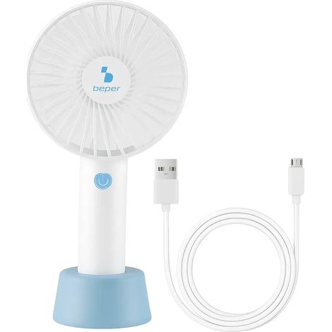 Ventilatore Portatile Mini 4W con 3 Velocità e Ricaricabile con USB (1/4)