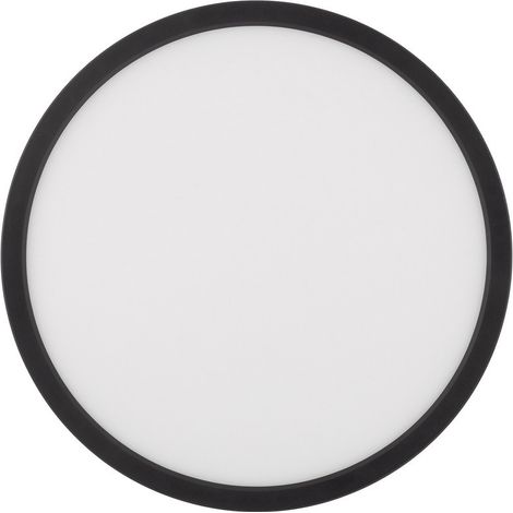 tk-lighting AQUA plafoniera incassata nera 30 cm LED (1/5)