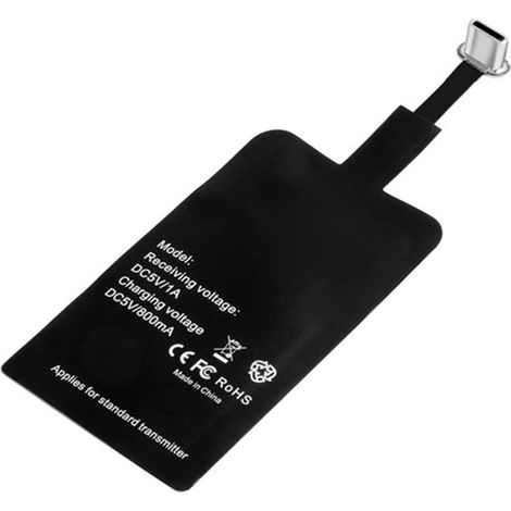 DC5V drahtloser Ladeempfänger für Mobiltelefone, kompatibel mit iPhone 6 Plus (Typ C). (1/5)