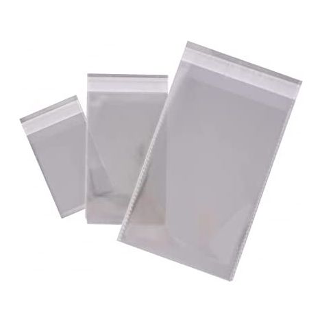Sacchetti plastica apli chiusura adesiva 80x120 mm 100 pz