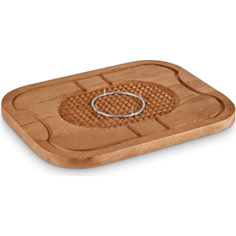 Tower Wooden Carving Board with Meat Spikes, Suitable for Food Preparation and Serving T847046