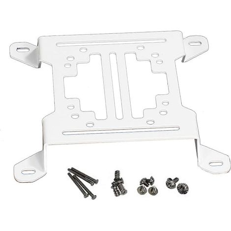 12 cm 14 cm Wasserkühlungspumpen-Radiatorhalterung Wasserablaufbehälter-Reservoirhalterung Lüfterhalterung Montageständer Weiß (Weiß) (1/5)