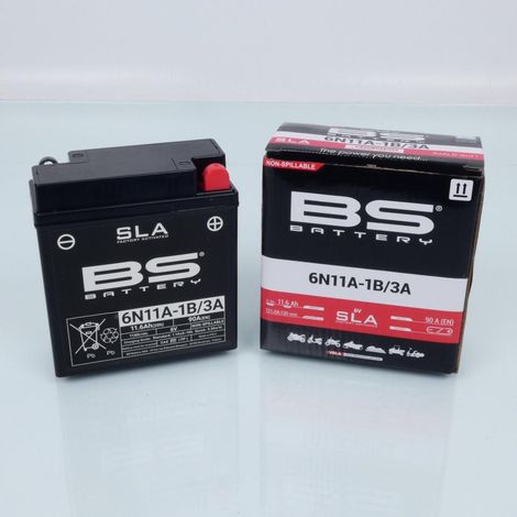Batterie SLA BS Battery 6N11A-1B/3-A / 6V 11.6Ah pour moto Neuf (1/3)