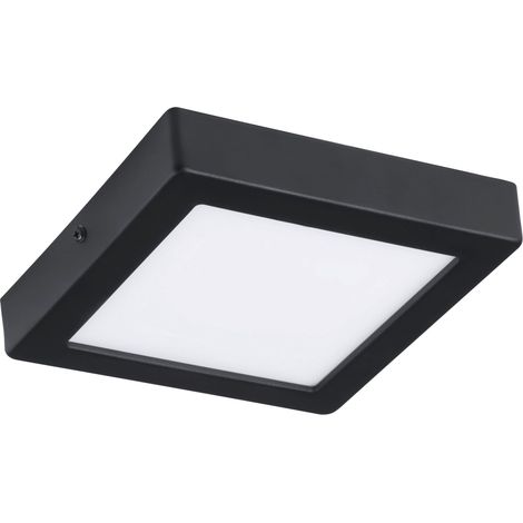 Plafonnier LED Idun, luminaire en saillie en métal et plastique, lampe (1/2)