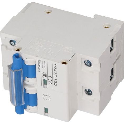 DZ47Z-125D80 Interrupteur DC 10kA 440V 2P Haute Intensité pour Panneaux Solaires Photovoltaïques, Disjoncteur de Délestage 80A, Sectionneur Courant Continu (1/5)
