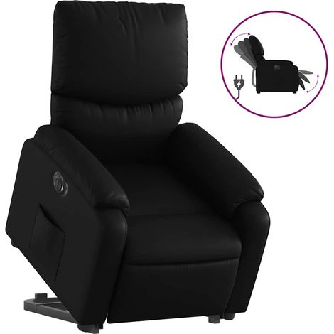 Maison Exclusive - Relaxsessel mit Aufstehhilfe Elektrisch Schwar