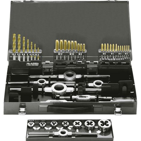 EXACT Black Edition Gewindesortiment STM15S M3-M12 HSS Spibo TiN - 10731BE (1/3)