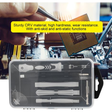 Kit de réparation et de démontage multifonction 120 en 1 pour téléphone, ordinateur et console de jeux. (1/5)