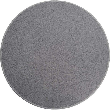 Set de Table Rond Tissé "Edward" 38cm Gris (1/3)
