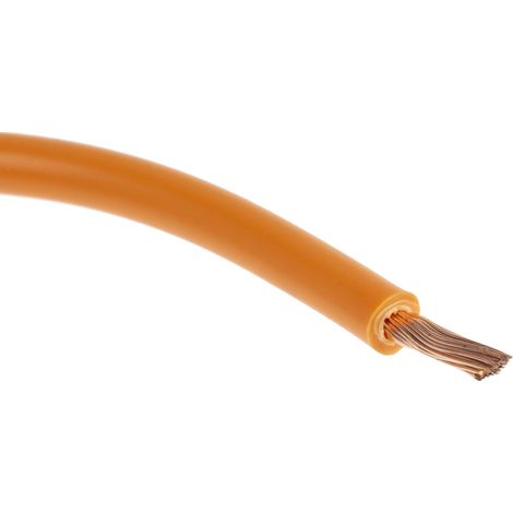 Fil automobile Fil de câblage/Monoconducteur, Orange, 1 mm², -40 +100 °C, 600 V, 30m ( Prix pour Bobine de 30 Mètres ) (1/2)