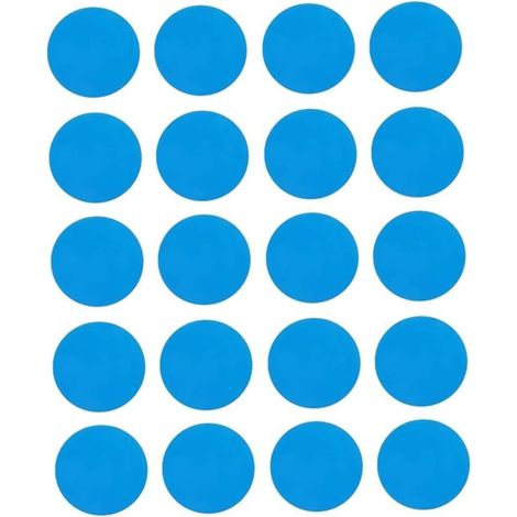 Ulisem20pcs Patch Lenkungsreparatursatz Selbstklebende Reparaturflicken aus Kunststoff für Schwimmbäder Schlauchboote (1/4)