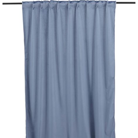 Mary rideau 1 pcs. 250x135cm bleu. (1/4)