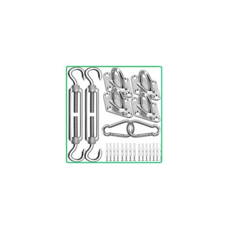 Kit de fixation pour store banne, M5, kit d'installation en acier inoxydable 304