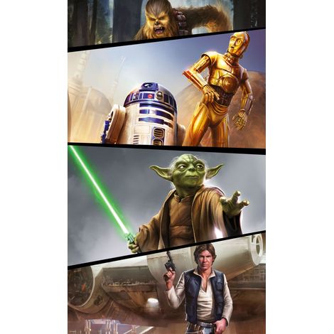 Poster géant intissé Alliance Rebelle Star Wars 120x200cm (1/3)
