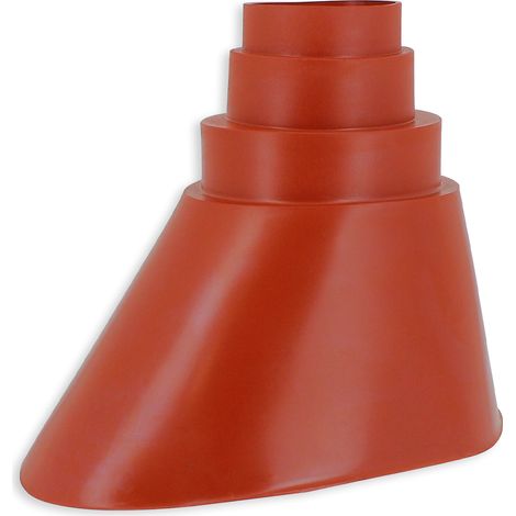 Cône néoprène d'étanchéité rouge (1/3)