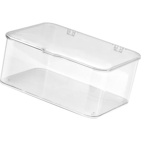 Plastic Makeup Organizer Large Capacity Dustproof Storage