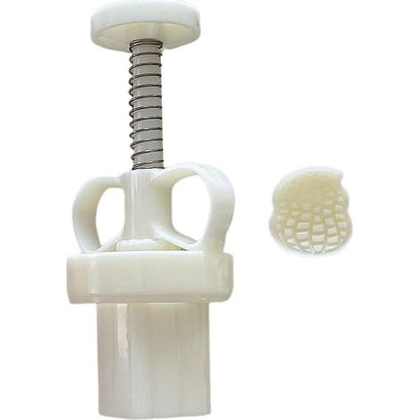 Moule à pâtisserie en forme de cacahuète de 15 g, moule à gâteau de lune, tampon à gâteau de lune, outil de pression manuel, accessoire de pâtisserie en plastique, multicolore (1/5)