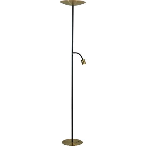 Lampadaire Conivarino Or avec noir - 901979