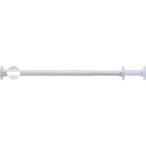 Kit penderie télescopique bg longueur 40 à 60 cm blanc