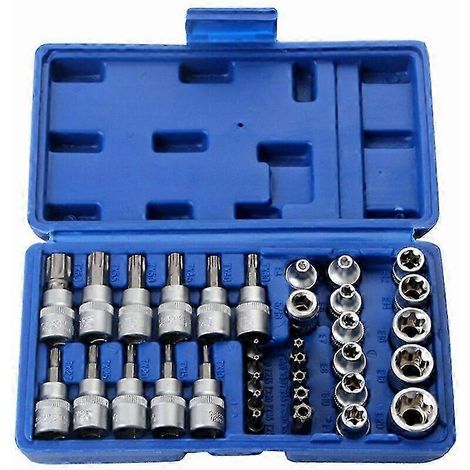 Coffret de 34 douilles Pentalobe et Torx externes - Acier au chrome-vanadium (1/5)