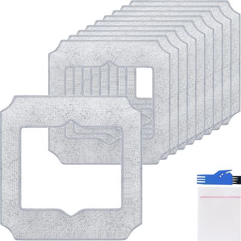 Serpillière de Rechange Uniquement pour ECOVACS WINBOT Mini Robot Lave-vitres Pièces de Nettoyage Microfibre Chiffons pour Ecovacs Winbot Mini W-CC02-0012 Lavable Kit d'accessoires (1/5)