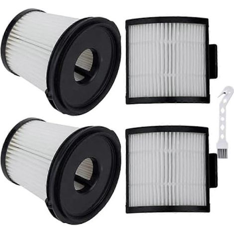 Filtres de rechange IW3511 pour aspirateur balai sans fil Shark IW1111 Detect Pro, 2 filtres arrière HEPA et 2 préfiltres (1/5)
