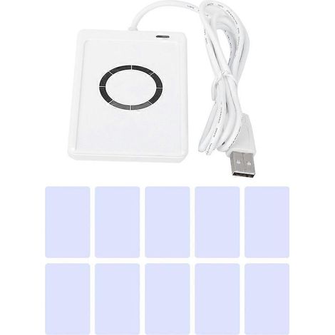 ACR122U-A10 kontaktloser NFC-Kartenleser, tragbares Kopiergerät für ID-, IC-, CUID- und UFUID-Karten, kompatibel mit verschiedenen Systemen