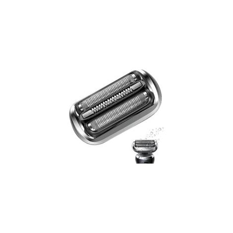 Ersatzscherkopf 73S und Bürste 50-R1000S/50-B1300S 6075 cm³ für Braun Series 5/6 Rasierer (silber) - Crezuo