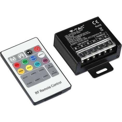 Led controlador sync rgb 12v-240w- 24v 480w con mando a distancia vt-2421 3340 (1/5)