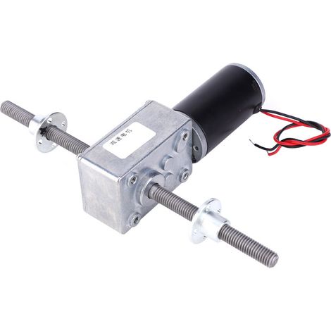 Schneckengetriebemotor, rechts und links, koaxial, M8-Welle, 2480er Motor mit Flansch, Untersetzungsverhältnis 200 (1/5)