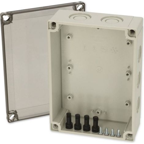 Fibox PCM 150/60 T 6016913 Contenitore universale Policarbonato Grigio (RAL 7035) 1 pz. (1/3)
