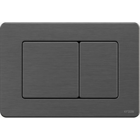 Placa de gatillo de acero para bastidor de soporte Geberit, Gun metal