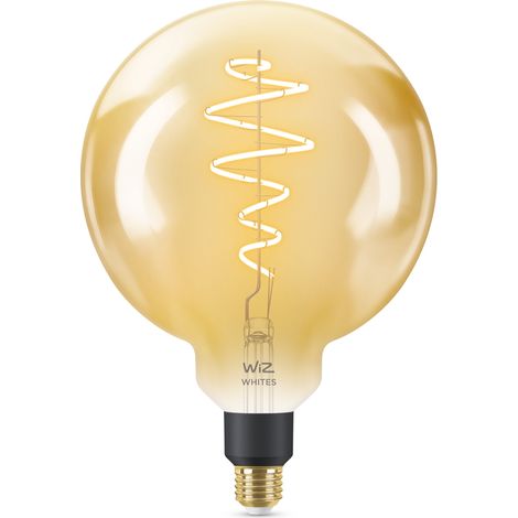 WiZ ampoule LED Connectée Wi-Fi Vintage Globe Géant E27, Nuances de Blanc, équivalent 25W, 370 lumen, fonctionne avec Alexa, Google Assistant et Apple HomeKit (1/5)