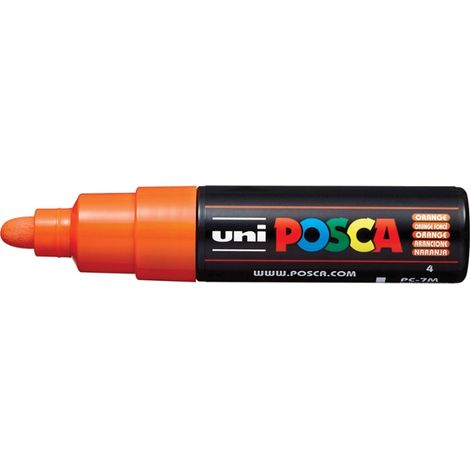 Uni-Ball ChalkGlass PC-7M Naranja