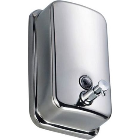 Dispenser sapone liquido manuale inox 500 ml con chiave  Tecom