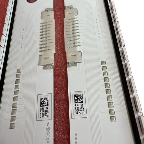 Ruban LED, Longueur de 682 mm, Matériau en Aluminium, Compatible avec Plusieurs Modèles de Téléviseurs, Source de Lumière à Ampoule LED, Fonction Dimmable (1/5)