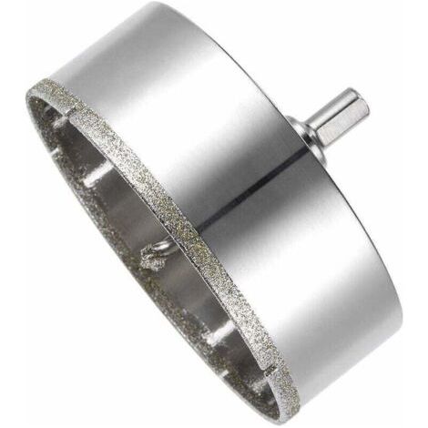 Scie cloche et trépan Scie Cloche Diamant 110 mm, Foret Diamant avec Foret Guidage Central, Scie Cloche Carrelage avec Revêtement de Surface en Diamant pour Coupe de Verre, Carrelage, Cérami (1/4)