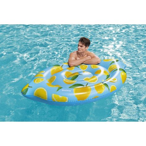 Bestway Ile gonflable parfumée citron Scentsational Lemon 176 x 123 cm (1/5)